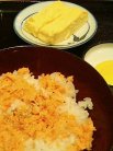 ひるげ(250円) 日替わりご飯、出し巻き