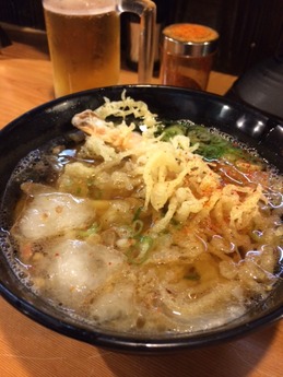 ガチンコ 天ぷらかすうどん (1)