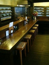 店内カウンター席