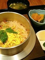 米の音 あなご釜飯セット(1200円)