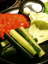 フレッシュ野菜盛(580円)