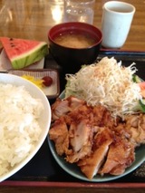 あとむ 若鶏のネギソース定食 850円