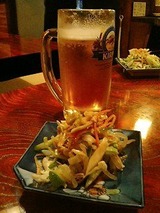 一秀 ビールと付だし