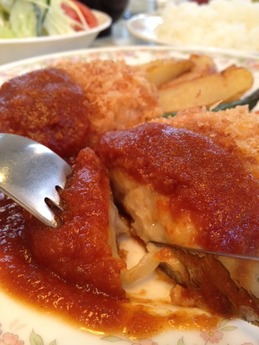 グルメ ヤマグチ クリームコロッケ定食 1250円