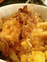 今里焼そば 牛とじ丼 470円