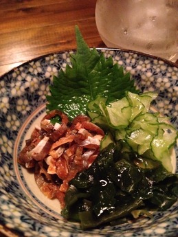 遊膳1 ハモ皮の酢の物