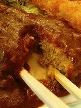 味神戸 エビバーグ定食(1150円)2