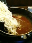 テッパン家喃風南条店 カレー鍋 そばトッピング(200円)