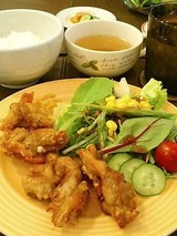 babyleaf 唐揚げランチ 700円