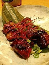 一鴻 八鹿地鶏のホルモン炒め(620円)