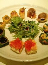 串焼おまかせ5種セット(1200円)