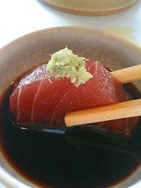 四季亭 鯛と鮪のお造り
