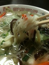 飛龍 揖保の糸のバチヌードル 490円