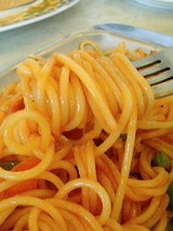 すみれ イタリアンスパゲティとコーヒ(800円)