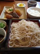 布引庵 ふじ岡 ざる定食 1050円