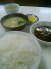 ご飯、お味噌汁、お漬物