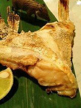 スズキかま塩焼き(750円)