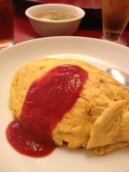 紅宝石 ランチ オムライス