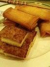 揚げ物の二種盛り合わせ