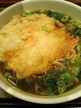 Maneki Dining 天ぷら駅そば(350円)