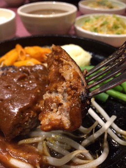 ステーキいろは ハンバーグ (1)