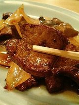 建味園 レバー炒め(600円)