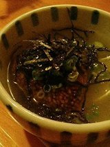 焼鳥 大勝 焼きおにぎり茶漬け(400円)