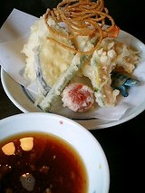 天ぷらをトッピングしてみますた