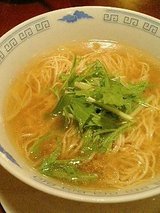チャイナビストロ常村 葱風味汁そば(700円)