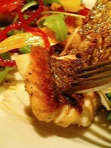 カルボナイオ 本日の新鮮な魚料理 真鯛と甘鯛