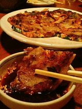 メイドin 高麗 豚キムチチヂミ(700円)