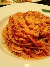 カルボナイオ アマトリチャーナのスパゲティ