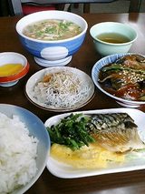たからや食堂 サバ塩焼き(400円)