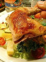 ボーチカ 白ワイン・ガーリックマリネのグリルチキン(1300円)