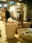 カウンターのみの店内