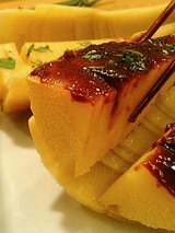 お味噌でタケノコ