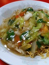 明珍 揚そば 600円