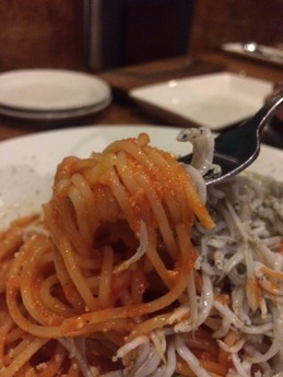 シンバル しらすパスタ (2)
