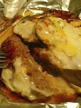 ハング ハンバーグとなすのグラタン(1380円)