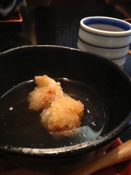 竹善 前菜おこげ