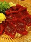 クジラ赤身刺し