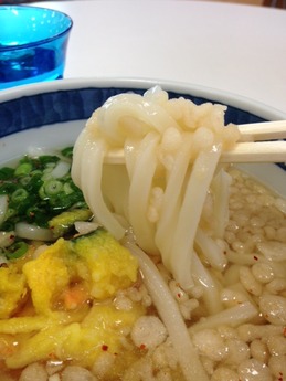 楽 かきあげうどん