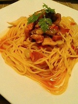 ゼブラ 鴨の燻製パスタ
