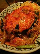 蟹とふわっと卵のカレー風味炒め(プー・パッポン・カリー)1680円