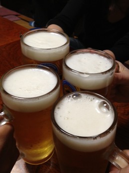 むさし 生ビール