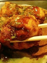 伝説のたこ焼 かす入たこ焼 510円
