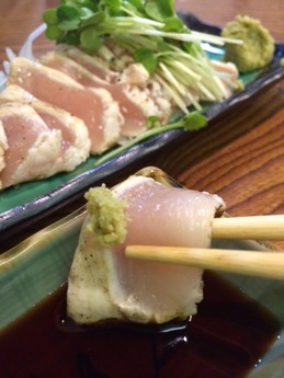 蕎麦切り戀 地鶏タタキ (2)