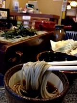 須坂屋そば 上天ざるそば 1300円