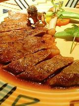 牛サーロインステーキ和風ソース