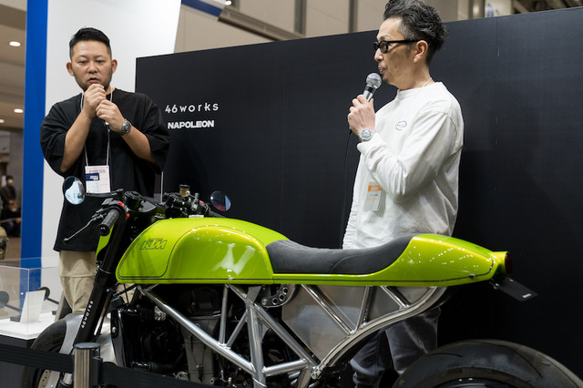 46 works x Nappleon バイク用バックミラー左右セット TANAX タナックス (TANAX) バイクミラー 46works×ナポレオン 46